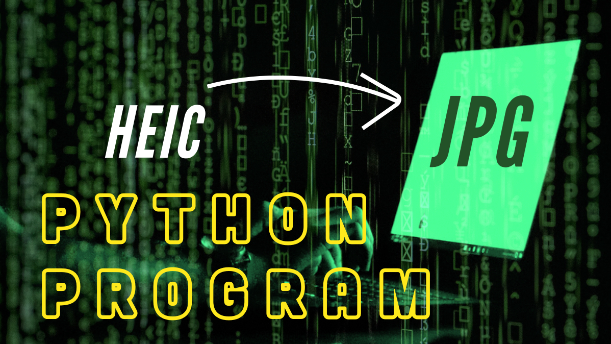 Python Flask HEIC to JPG Convert - Full Code